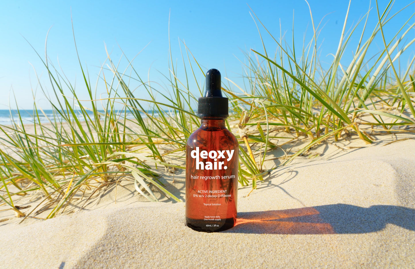 Our breakthrough serum, powered by active ingredient 2-deoxy-D-ribose (2dDR) offers a powerful solution for both men and women struggling with androgenetic and postpartum hair loss. works wonders in a controlled environment to stimulate the formation of new blood supply to hair follicles, thus kickstarting the re-growth cycle.